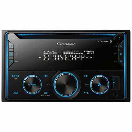 PIONEER Double-Din In-Dash Cd Receiver With Bluetooth FH-S520BT